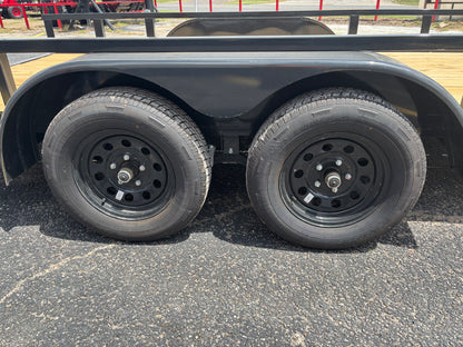 83" x 16' TA Utility Trailer Big Tex #70PI-16R1A-4PBK