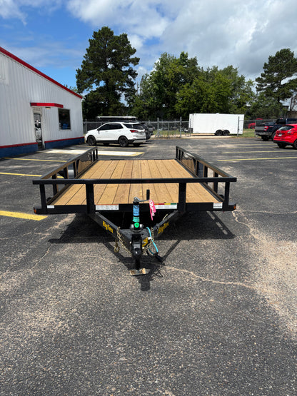 83" x 16' TA Utility Trailer Big Tex #70PI-16R1A-4PBK