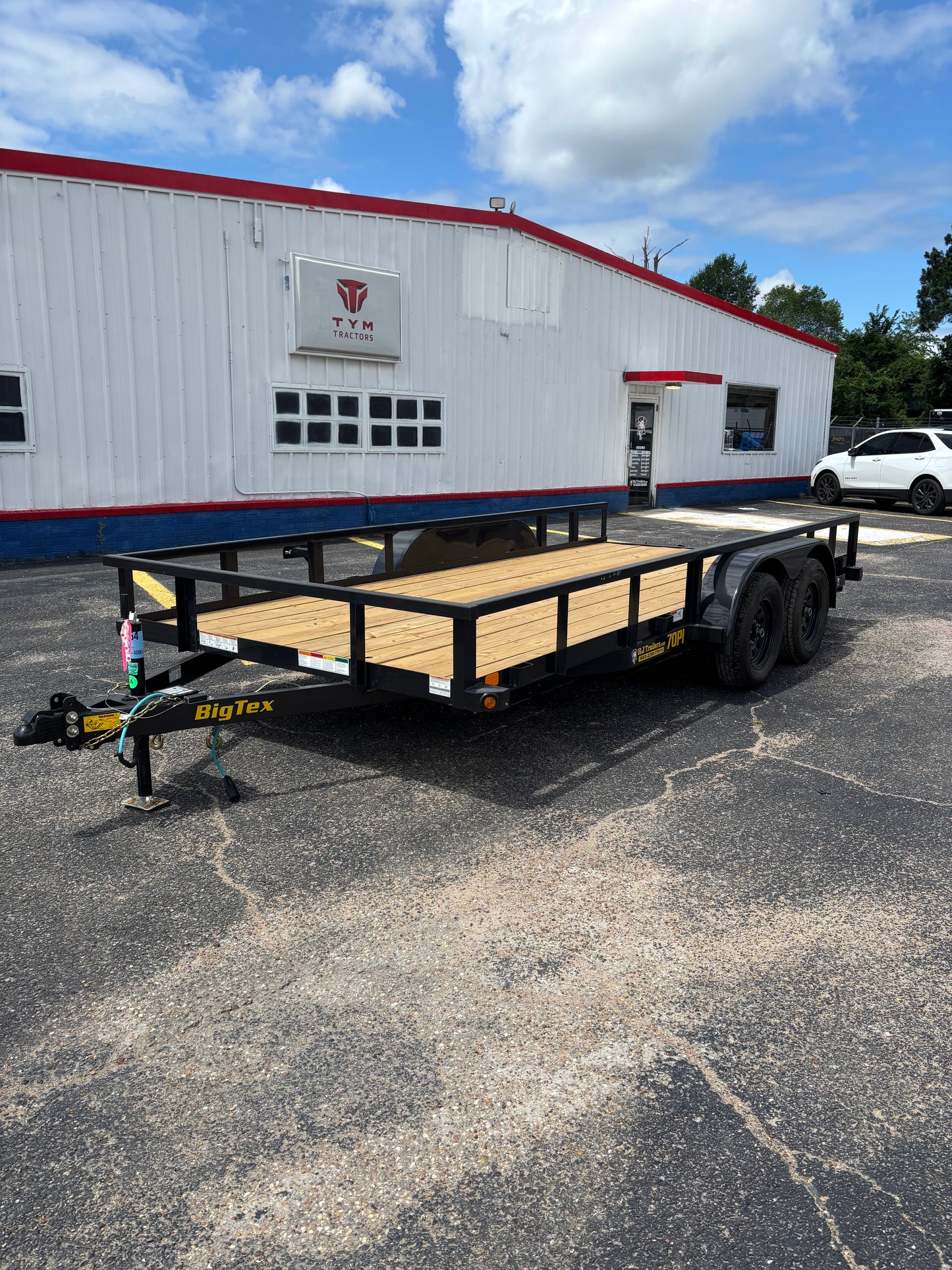 83" x 16' TA Utility Trailer Big Tex #70PI-16R1A-4PBK