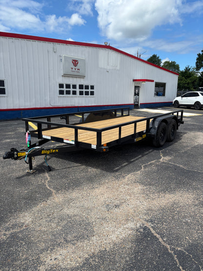 83" x 16' TA Utility Trailer Big Tex #70PI-16R1A-4PBK