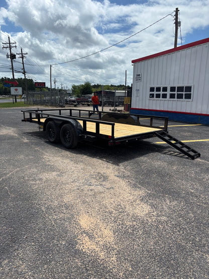 83" x 16' TA Utility Trailer Big Tex #70PI-16R1A-4PBK