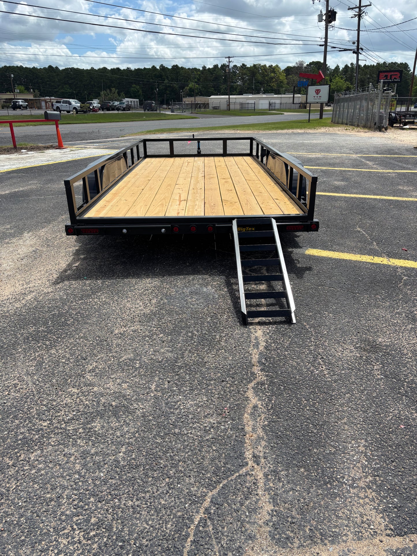 83" x 16' TA Utility Trailer Big Tex #70PI-16R1A-4PBK