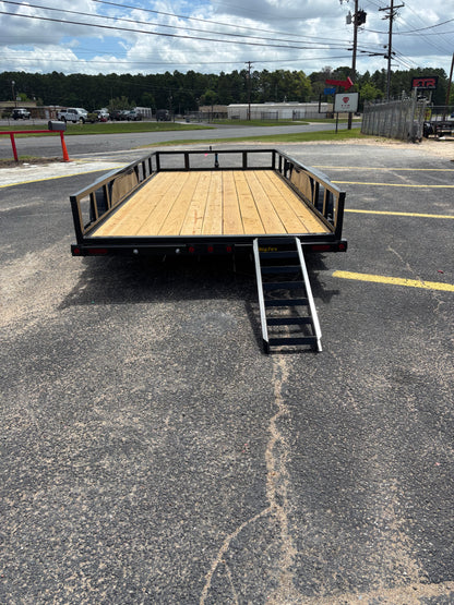 83" x 16' TA Utility Trailer Big Tex #70PI-16R1A-4PBK
