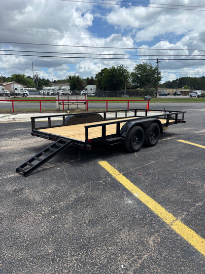 83" x 16' TA Utility Trailer Big Tex #70PI-16R1A-4PBK