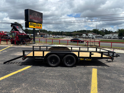 83" x 16' TA Utility Trailer Big Tex #70PI-16R1A-4PBK