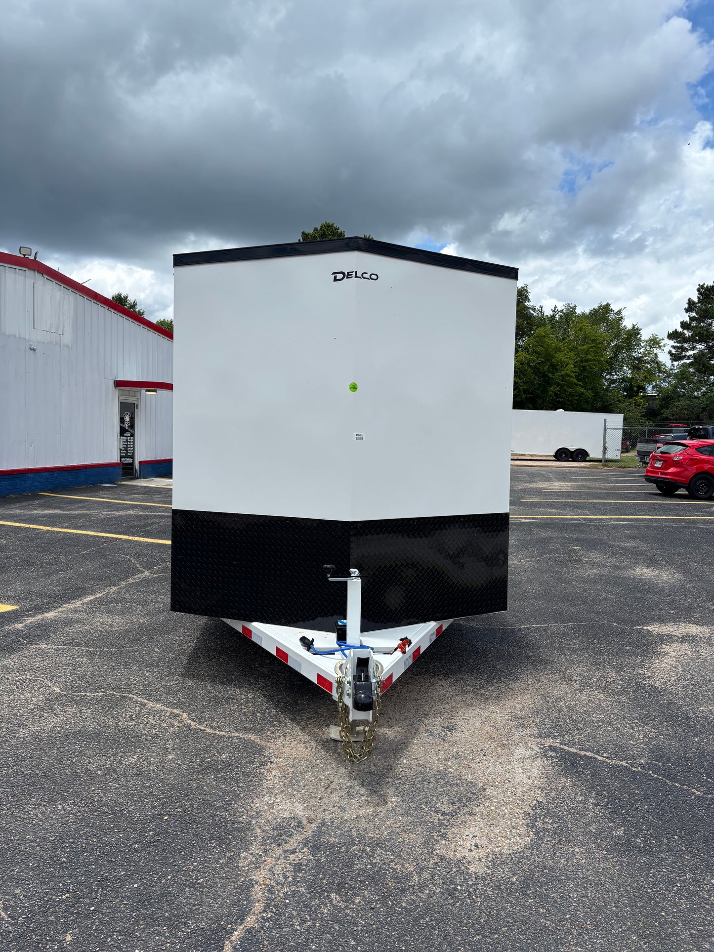 6'8" x 16' All-Steel Enclosed Trailer Cargo Delco #E716
