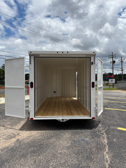 6'8" x 16' All-Steel Enclosed Trailer Cargo Delco #E716
