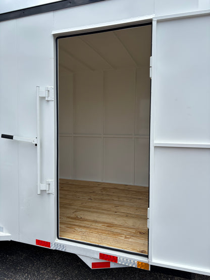 6'8" x 16' All-Steel Enclosed Trailer Cargo Delco #E716