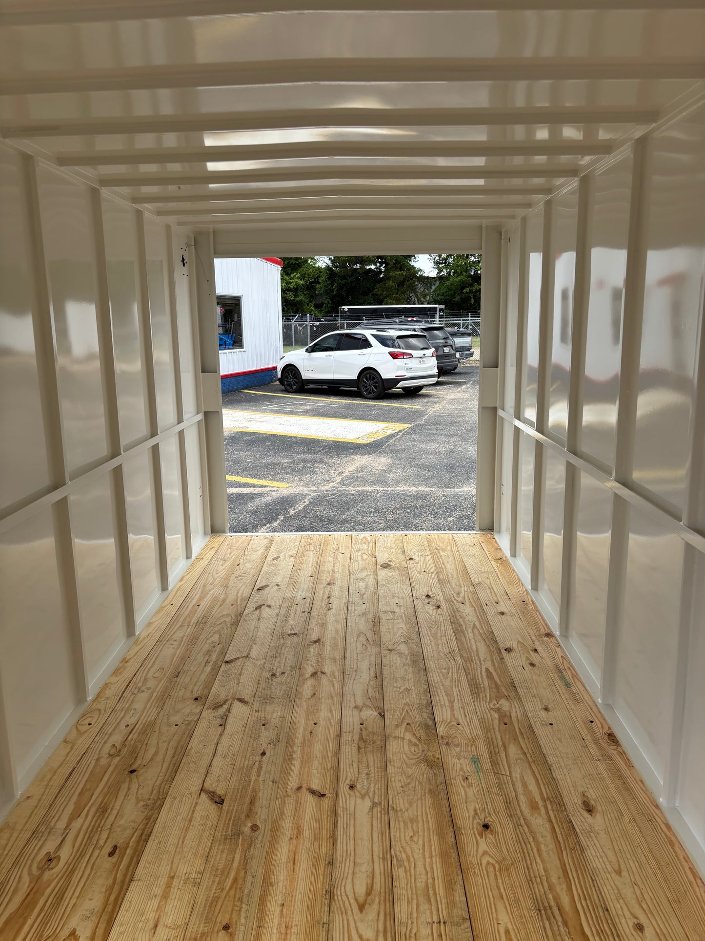 6'8" x 16' All-Steel Enclosed Trailer Cargo Delco #E716