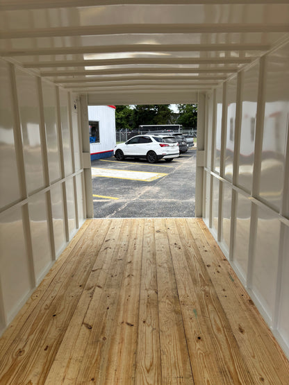 6'8" x 16' All-Steel Enclosed Trailer Cargo Delco #E716