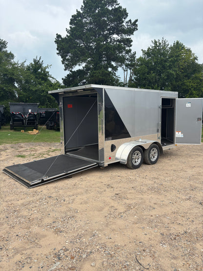 7 x 12' Low Hauler Motorcycle Trailer Cargo Mate #TXBL712TA2