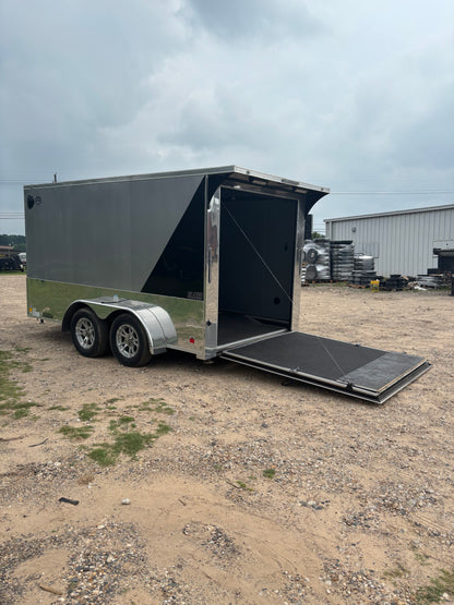 7 x 12' Low Hauler Motorcycle Trailer Cargo Mate #TXBL712TA2