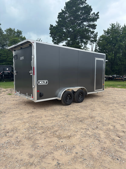 7 x 16' XLT Pro Series Enclosed TA Alcom Cargo Trailer #EZEC7X16XLT-P