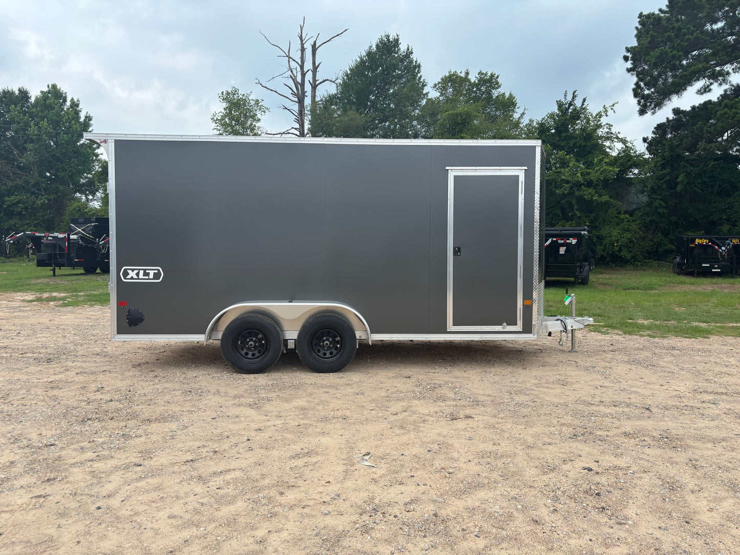 7 x 16' XLT Pro Series Enclosed TA Alcom Cargo Trailer #EZEC7X16XLT-P