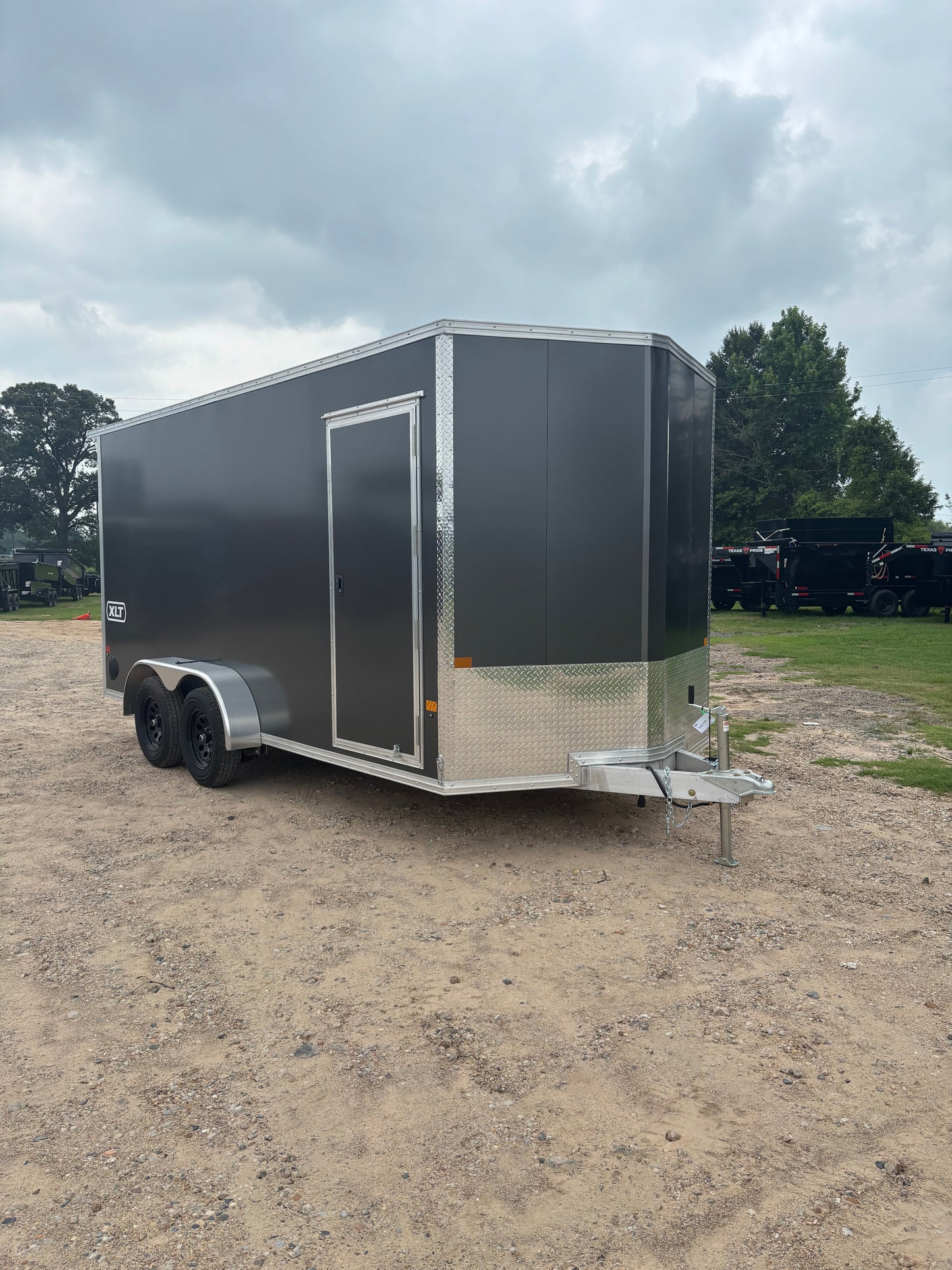 7 x 16' XLT Pro Series Enclosed TA Alcom Cargo Trailer #EZEC7X16XLT-P