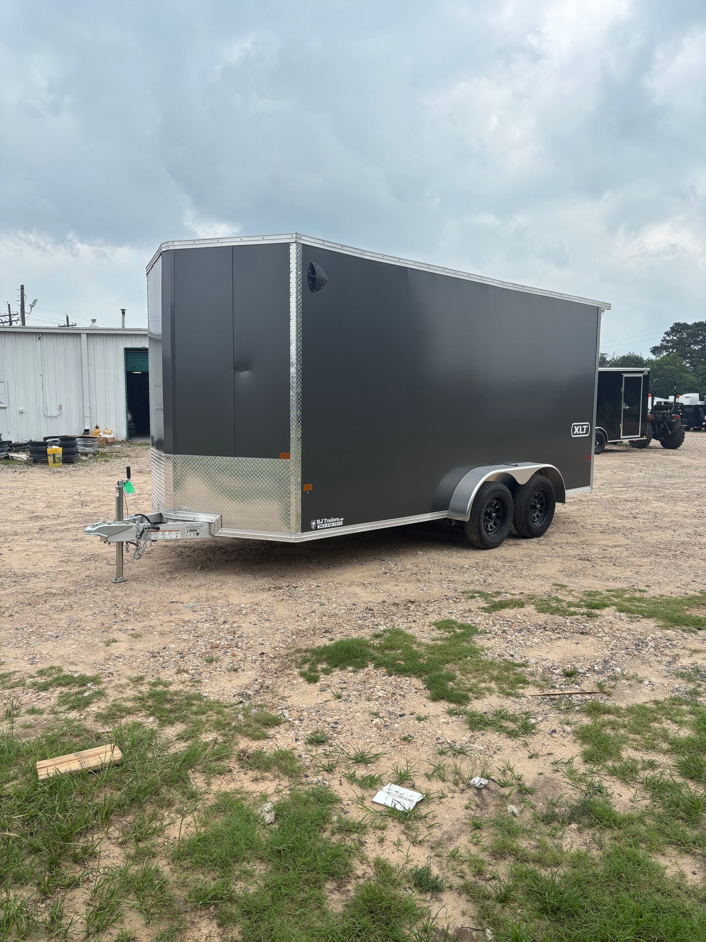 7 x 16' XLT Pro Series Enclosed TA Alcom Cargo Trailer #EZEC7X16XLT-P