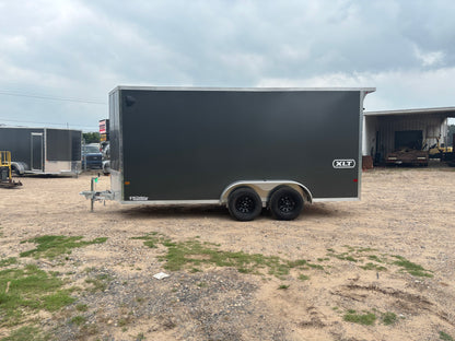 7 x 16' XLT Pro Series Enclosed TA Alcom Cargo Trailer #EZEC7X16XLT-P