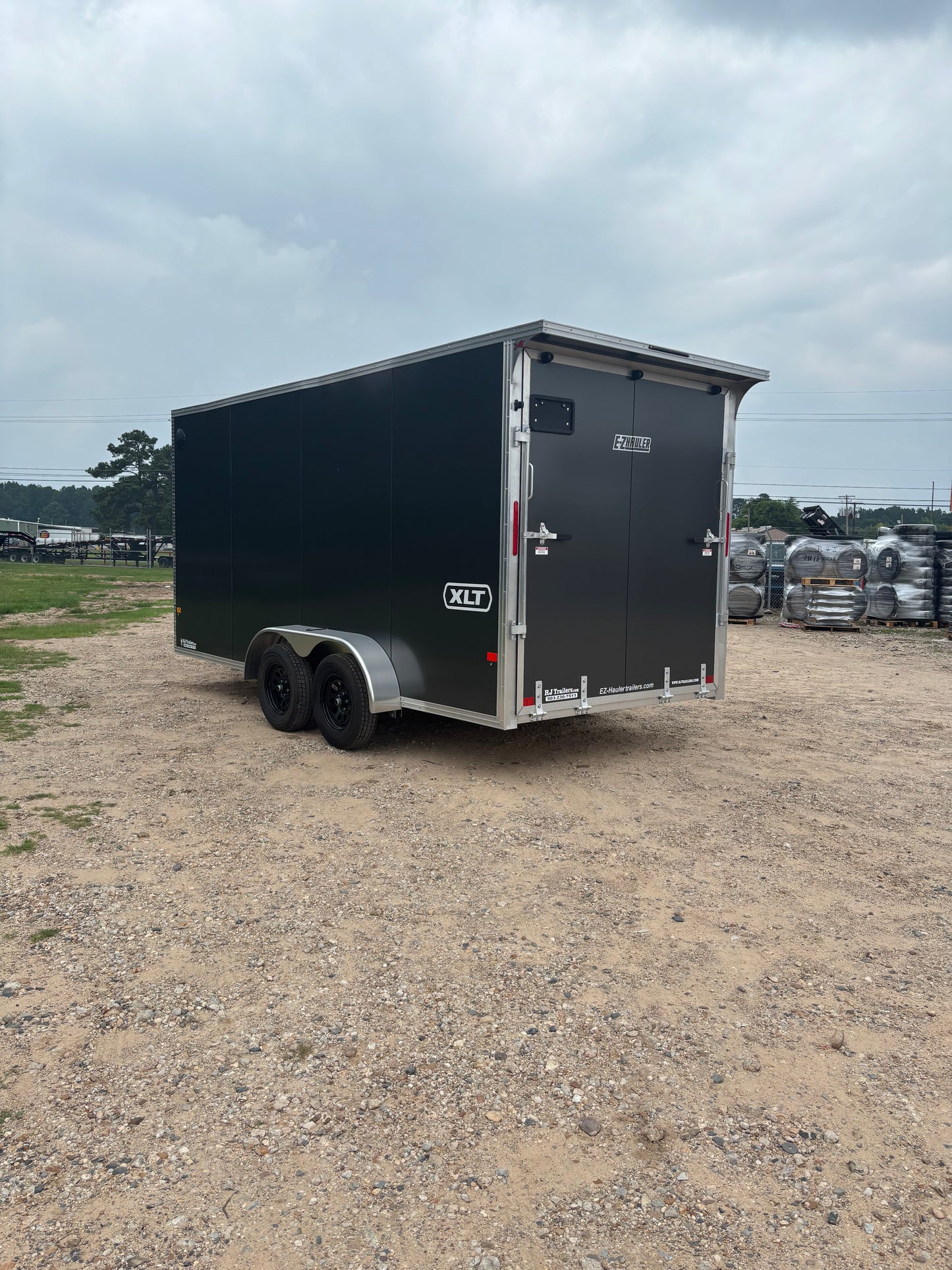 7 x 16' XLT Pro Series Enclosed TA Alcom Cargo Trailer #EZEC7X16XLT-P