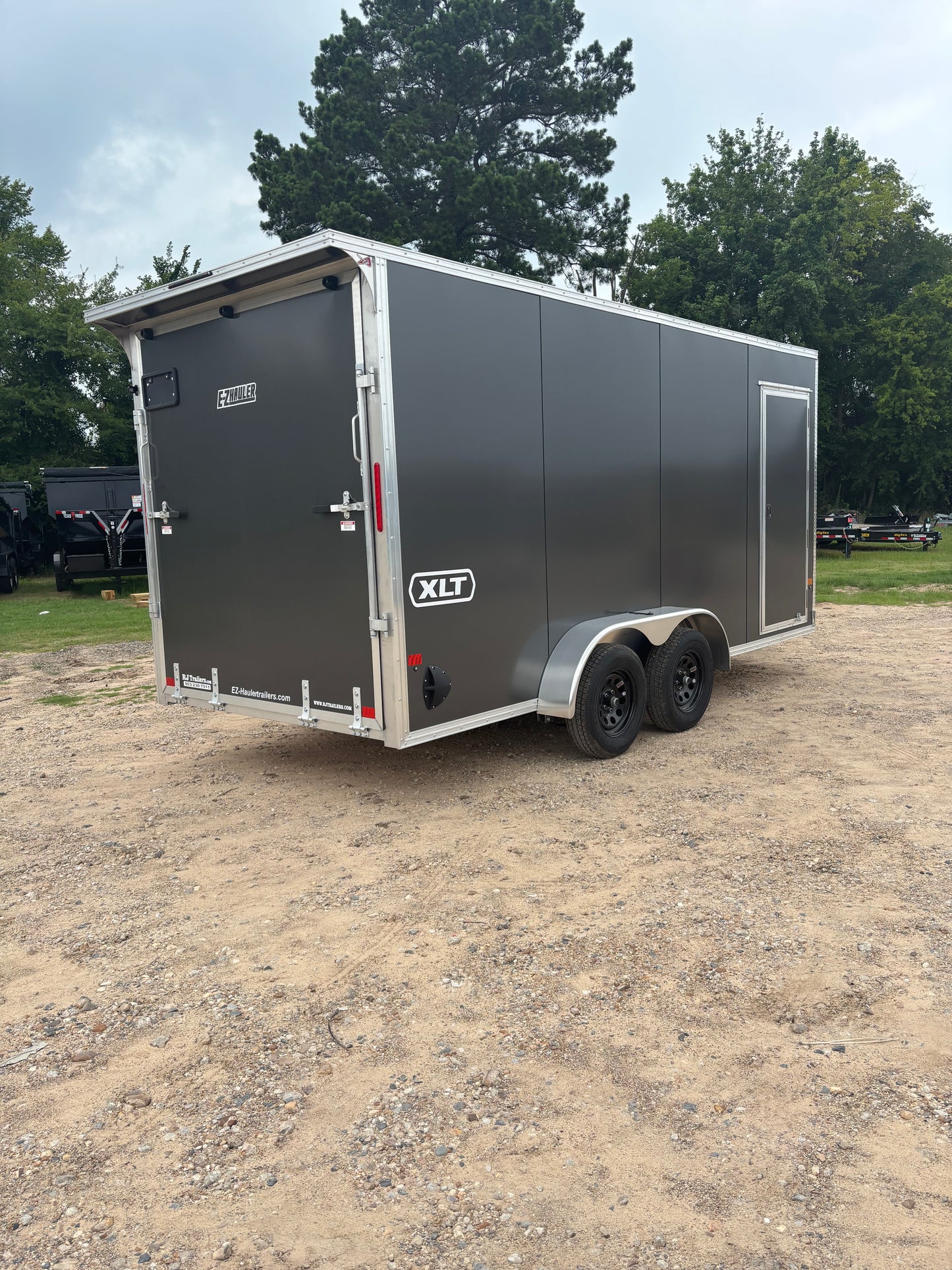 7 x 16' XLT Pro Series Enclosed TA Alcom Cargo Trailer #EZEC7X16XLT-P