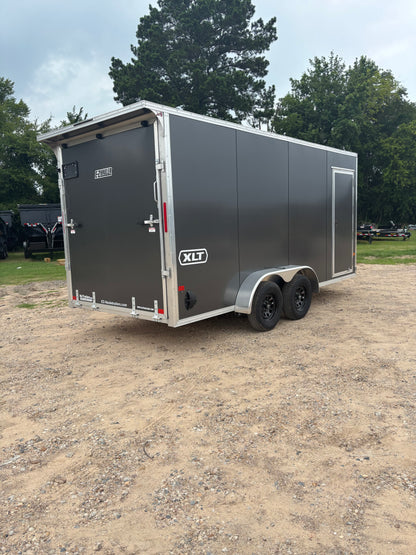7 x 16' XLT Pro Series Enclosed TA Alcom Cargo Trailer #EZEC7X16XLT-P