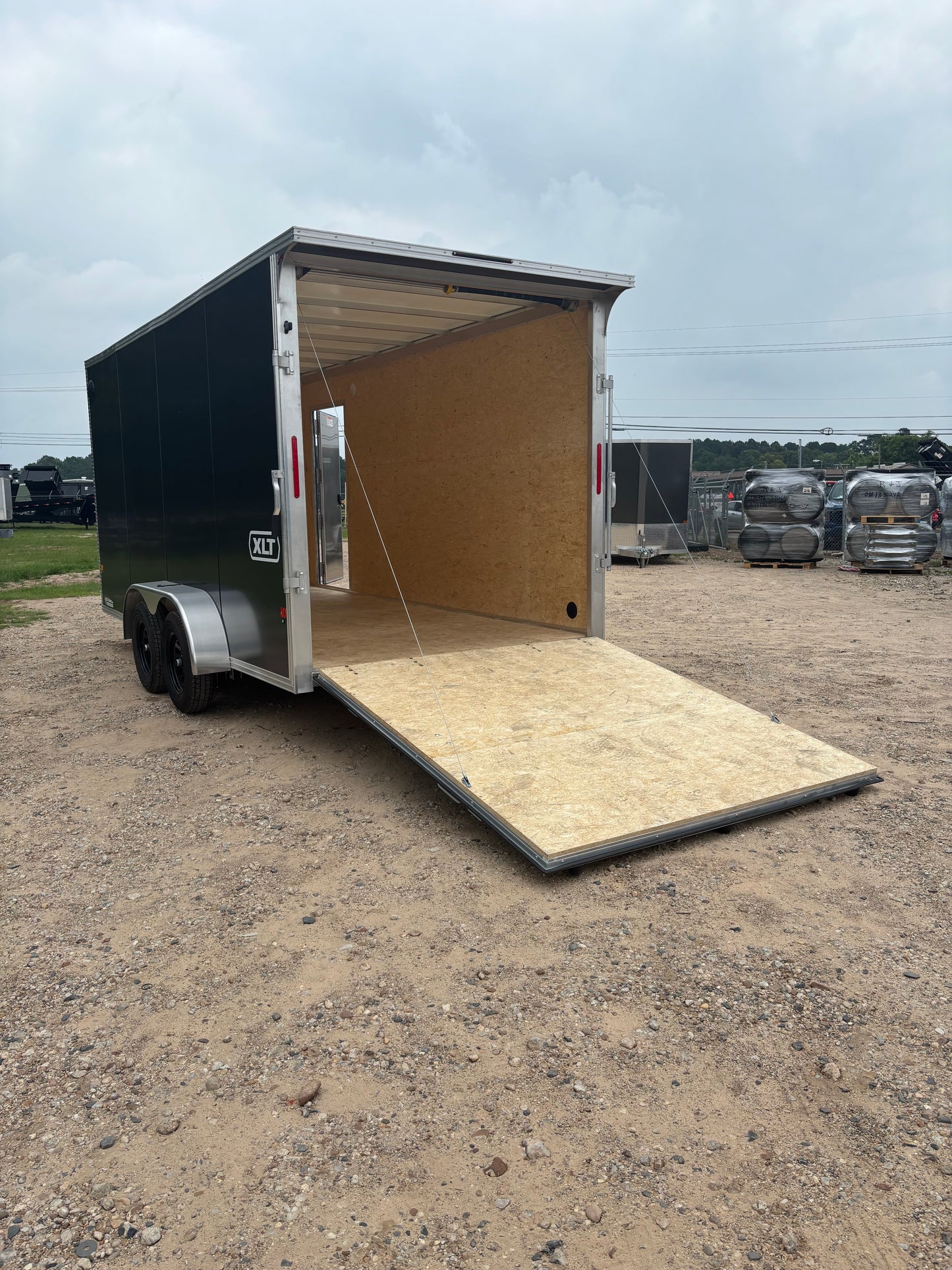 7 x 16' XLT Pro Series Enclosed TA Alcom Cargo Trailer #EZEC7X16XLT-P