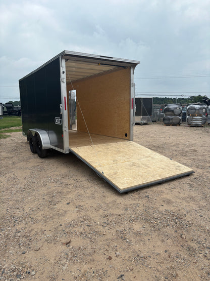 7 x 16' XLT Pro Series Enclosed TA Alcom Cargo Trailer #EZEC7X16XLT-P