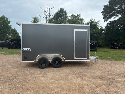 7 x 14' XLT Pro Series Enclosed TA Alcom Cargo Trailer #EZEC7X14XLT-P