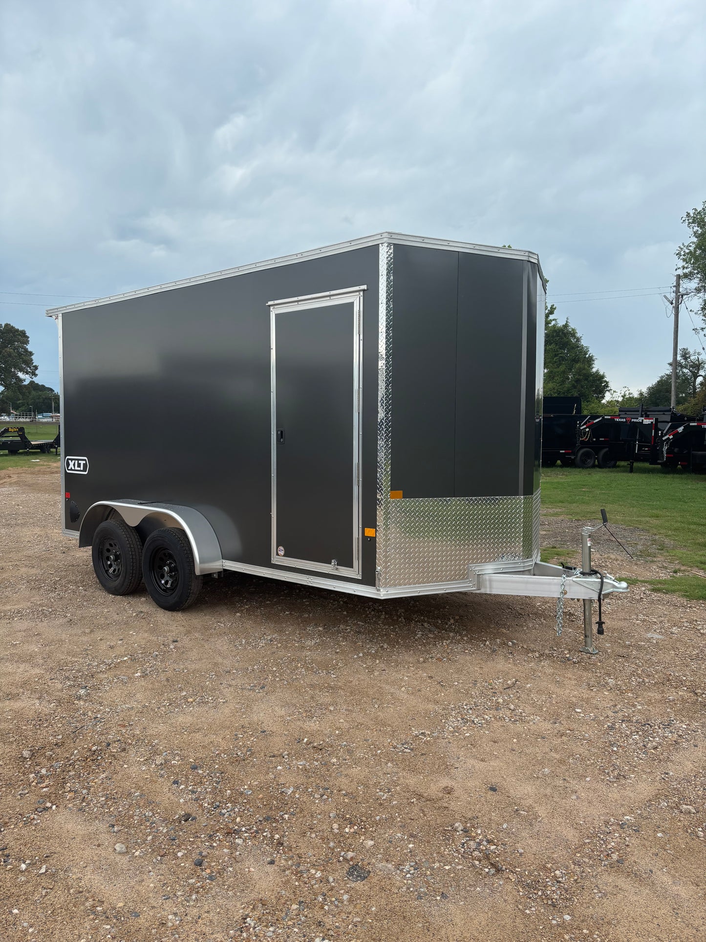 7 x 14' XLT Pro Series Enclosed TA Alcom Cargo Trailer #EZEC7X14XLT-P