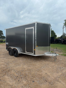 7 x 14' XLT Pro Series Enclosed TA Alcom Cargo Trailer #EZEC7X14XLT-P