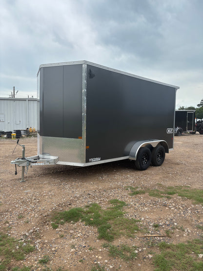 7 x 14' XLT Pro Series Enclosed TA Alcom Cargo Trailer #EZEC7X14XLT-P