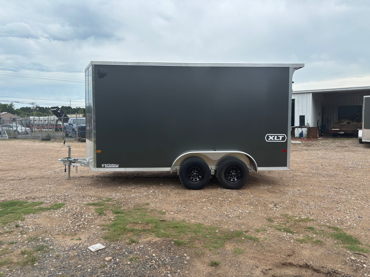 7 x 14' XLT Pro Series Enclosed TA Alcom Cargo Trailer #EZEC7X14XLT-P
