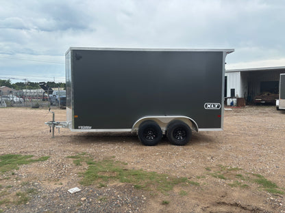 7 x 14' XLT Pro Series Enclosed TA Alcom Cargo Trailer #EZEC7X14XLT-P