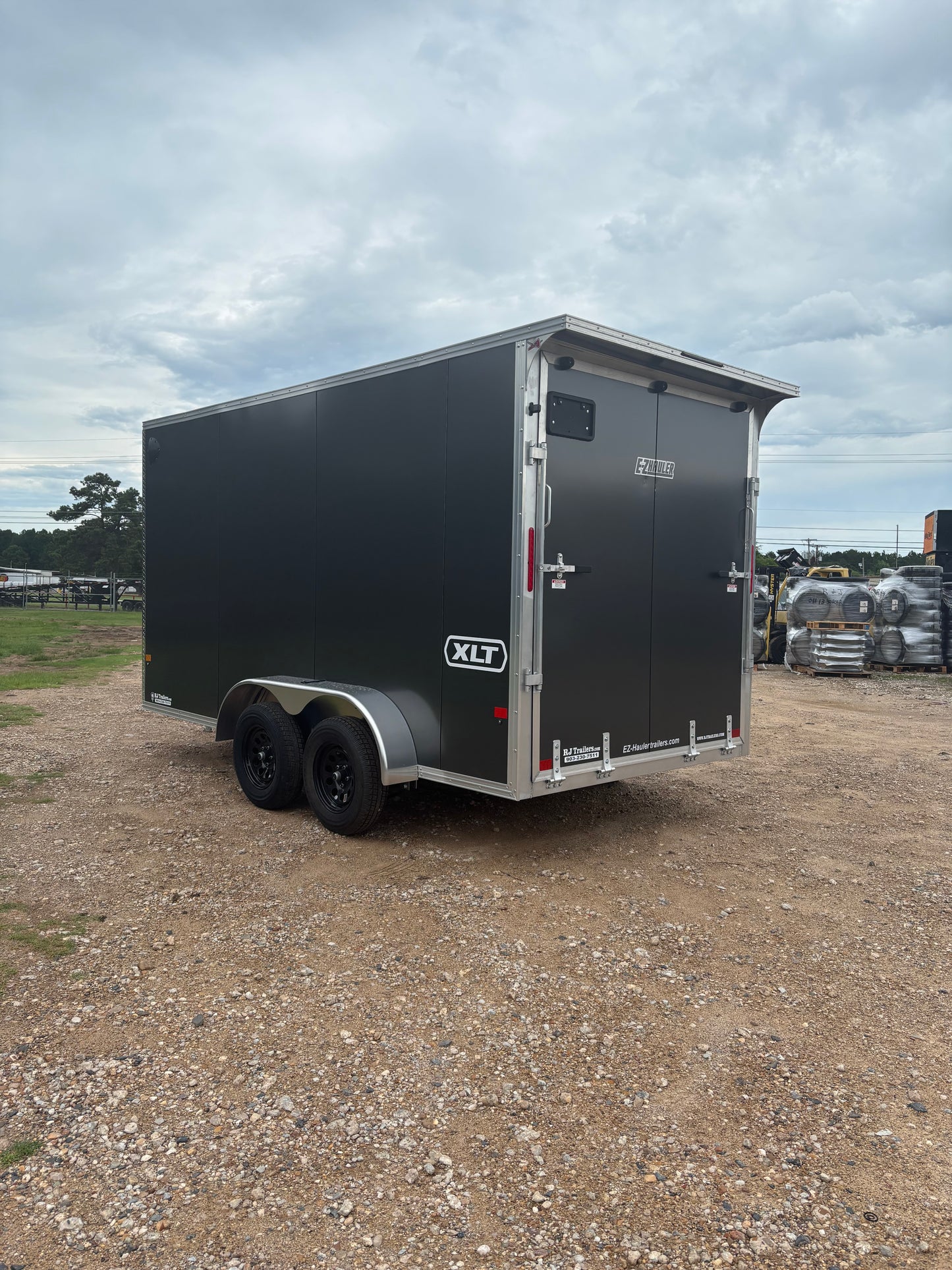 7 x 14' XLT Pro Series Enclosed TA Alcom Cargo Trailer #EZEC7X14XLT-P