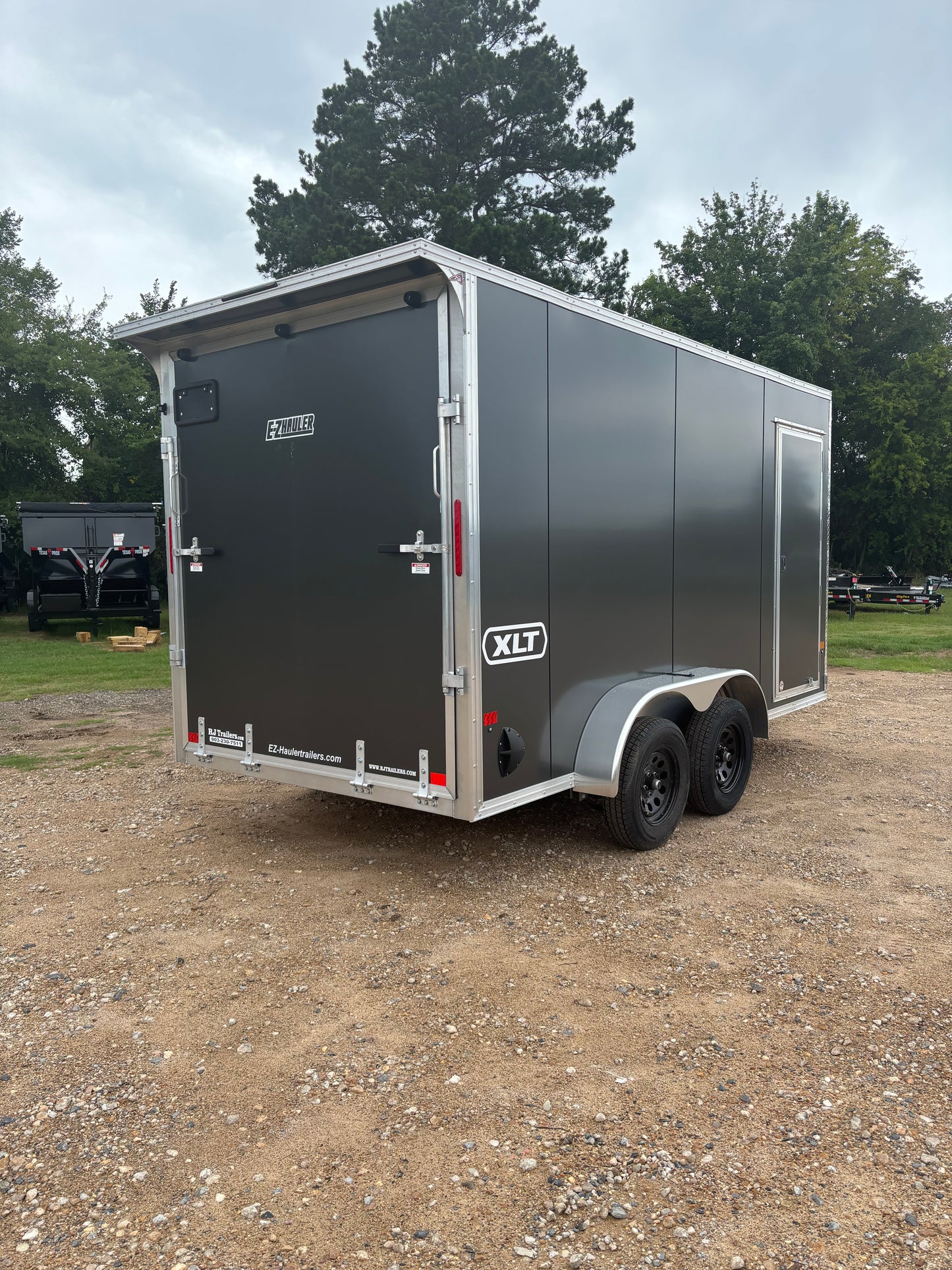 7 x 14' XLT Pro Series Enclosed TA Alcom Cargo Trailer #EZEC7X14XLT-P
