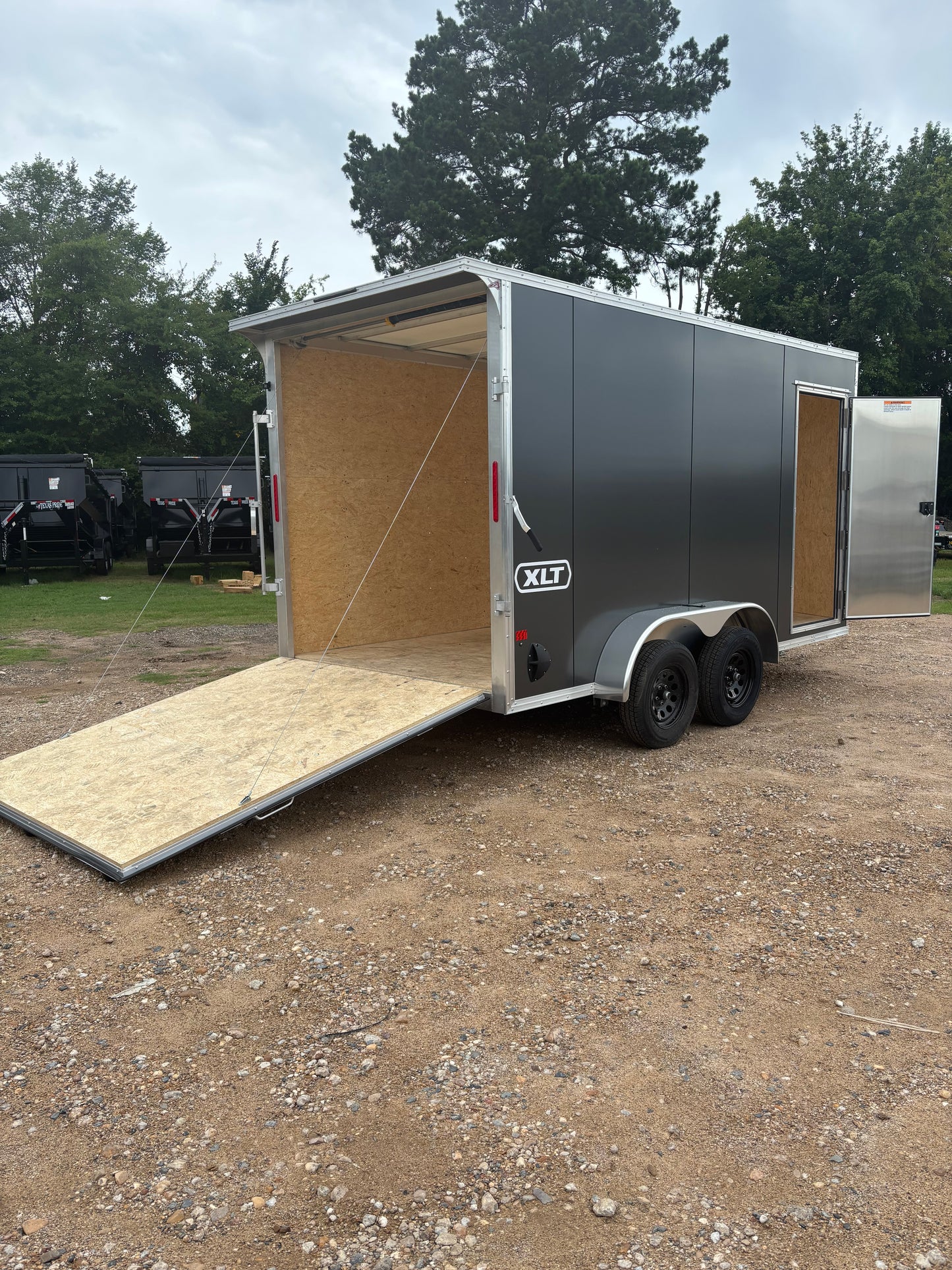 7 x 14' XLT Pro Series Enclosed TA Alcom Cargo Trailer #EZEC7X14XLT-P