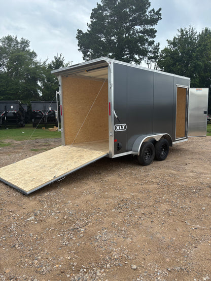 7 x 14' XLT Pro Series Enclosed TA Alcom Cargo Trailer #EZEC7X14XLT-P