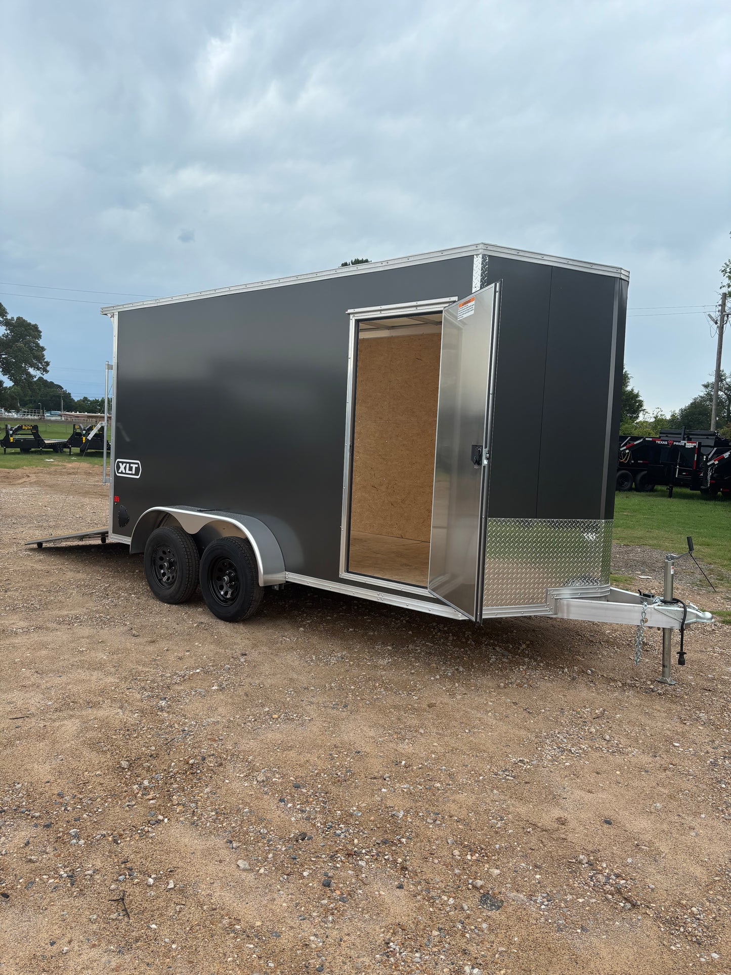 7 x 14' XLT Pro Series Enclosed TA Alcom Cargo Trailer #EZEC7X14XLT-P