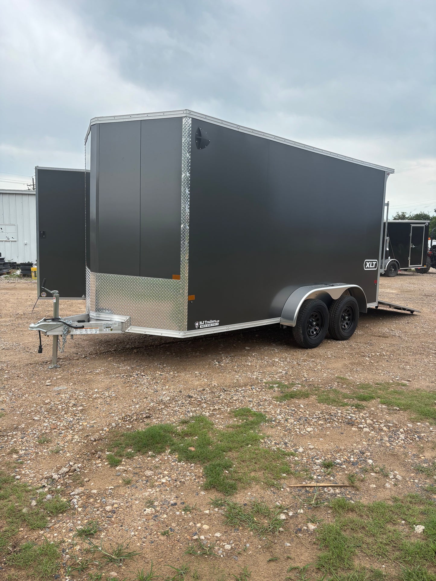 7 x 14' XLT Pro Series Enclosed TA Alcom Cargo Trailer #EZEC7X14XLT-P