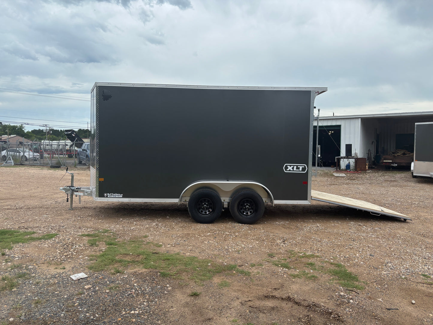 7 x 14' XLT Pro Series Enclosed TA Alcom Cargo Trailer #EZEC7X14XLT-P