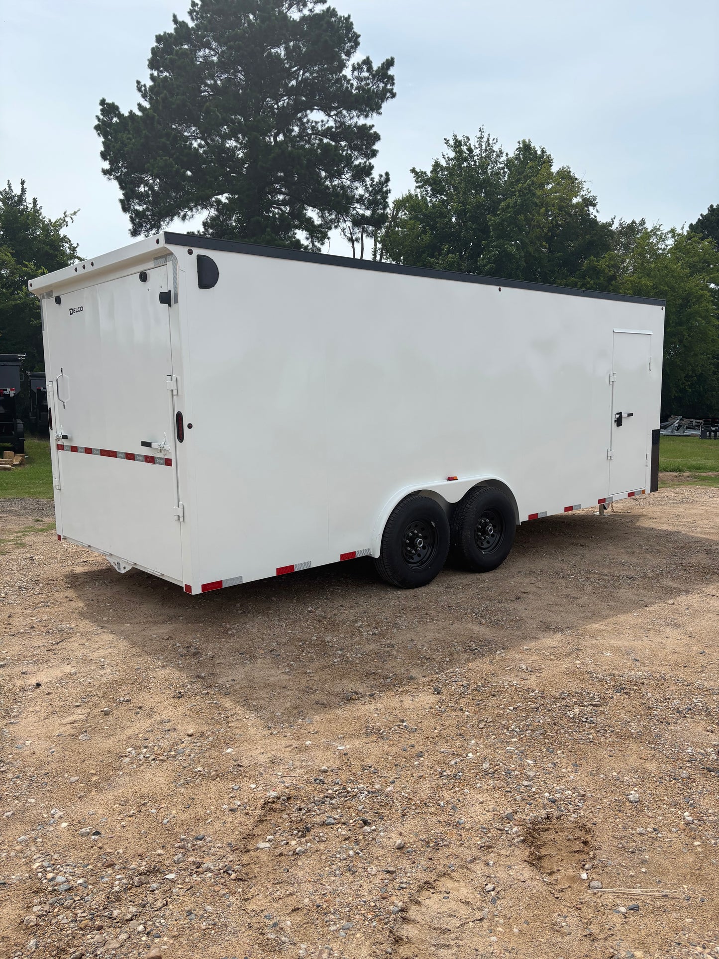 6'8" x 20' All-Steel Enclosed Trailer Cargo Delco #E720