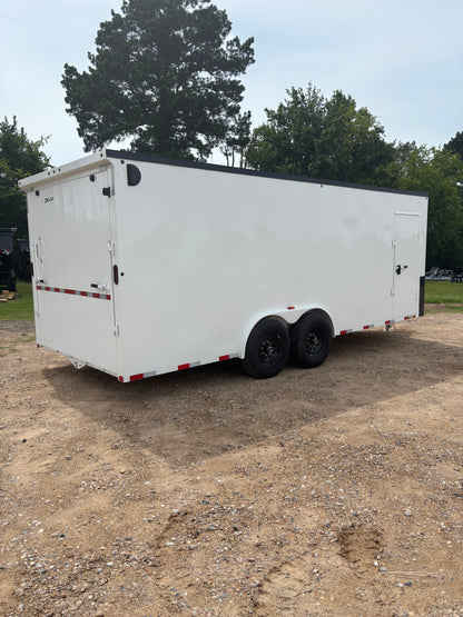 6'8" x 20' All-Steel Enclosed Trailer Cargo Delco #E720
