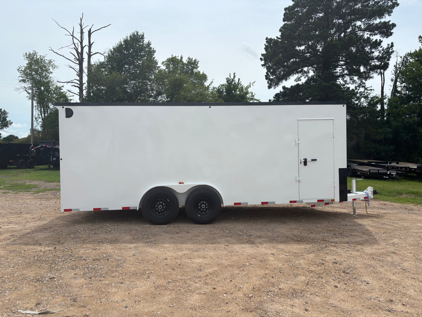 6'8" x 20' All-Steel Enclosed Trailer Cargo Delco #E720