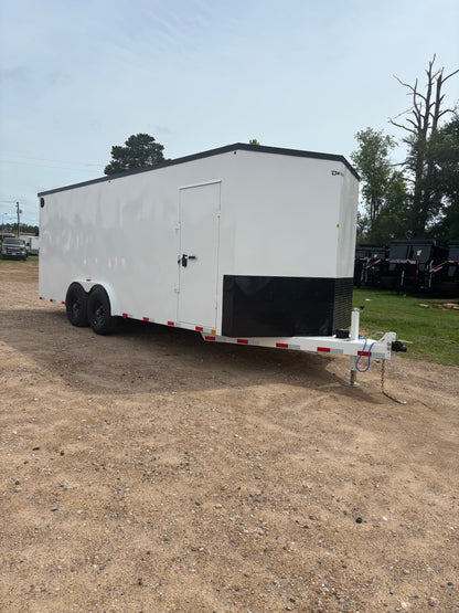 6'8" x 20' All-Steel Enclosed Trailer Cargo Delco #E720