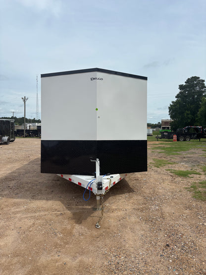 6'8" x 20' All-Steel Enclosed Trailer Cargo Delco #E720