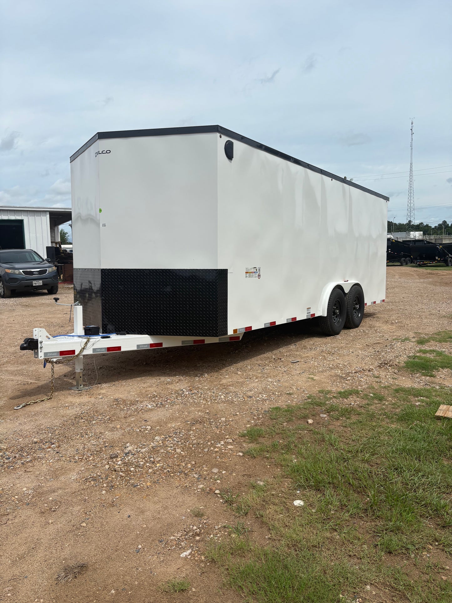 6'8" x 20' All-Steel Enclosed Trailer Cargo Delco #E720