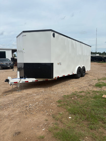 6'8" x 20' All-Steel Enclosed Trailer Cargo Delco #E720