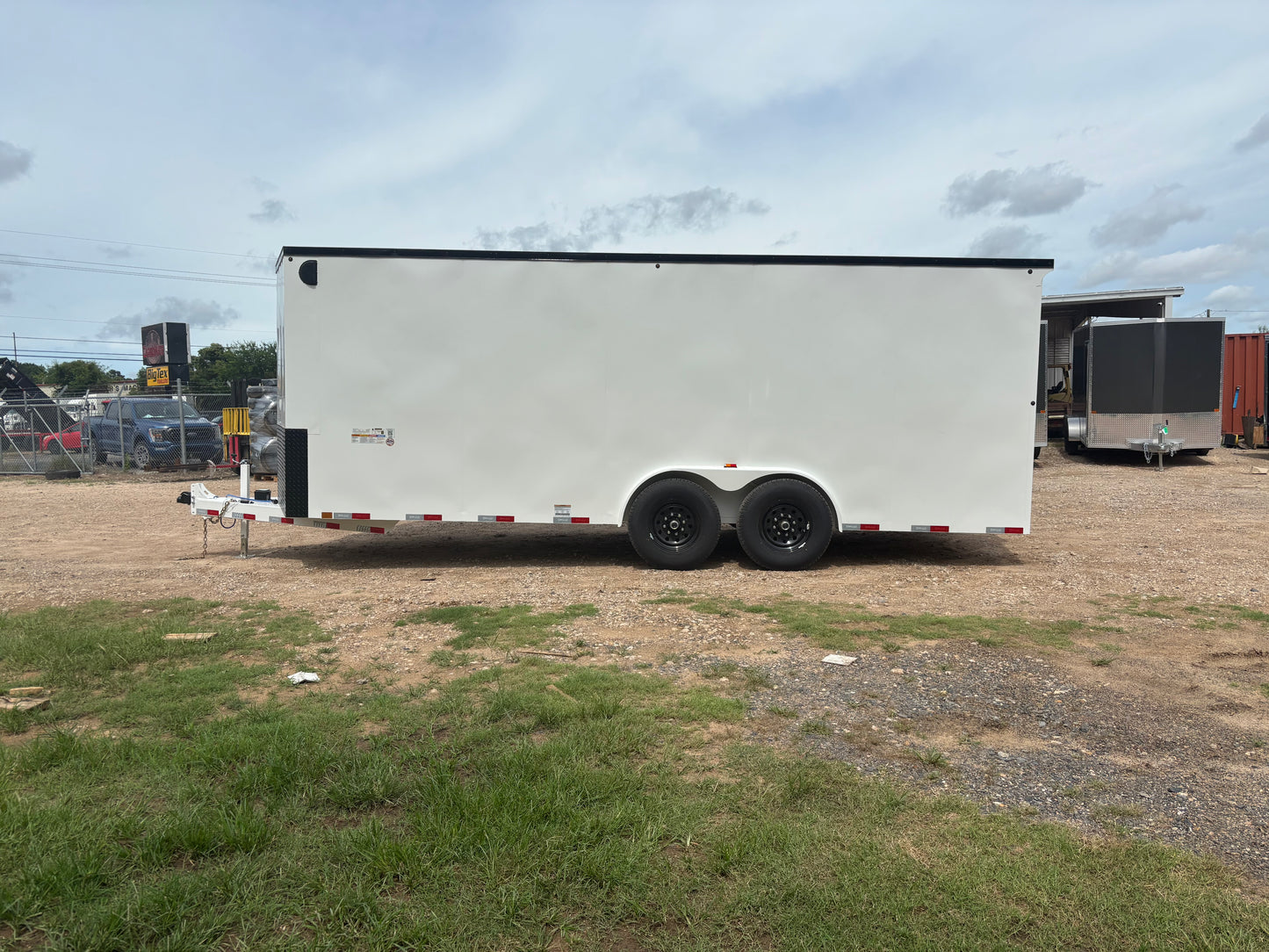 6'8" x 20' All-Steel Enclosed Trailer Cargo Delco #E720
