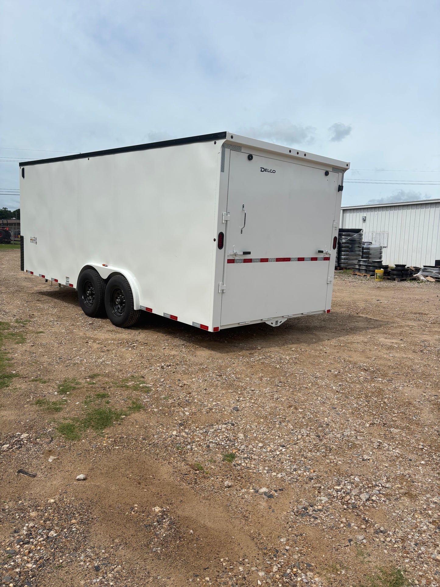 6'8" x 20' All-Steel Enclosed Trailer Cargo Delco #E720