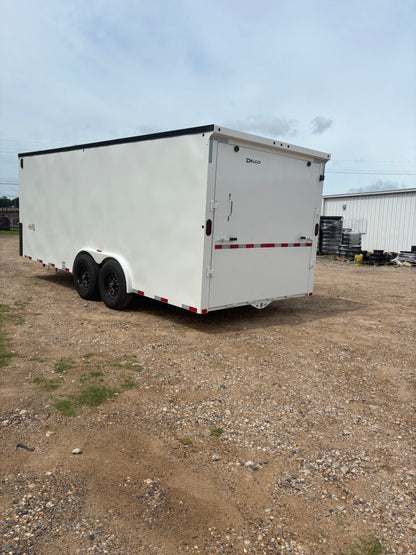 6'8" x 20' All-Steel Enclosed Trailer Cargo Delco #E720