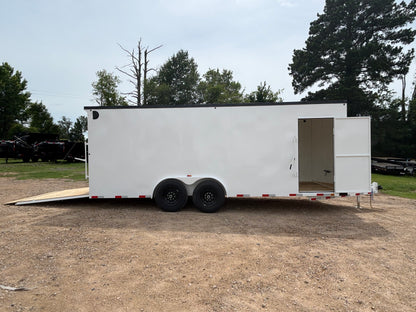 6'8" x 20' All-Steel Enclosed Trailer Cargo Delco #E720